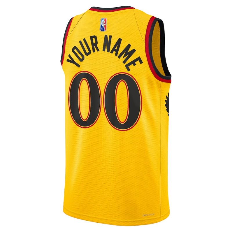 Atlanta Hawks 2022 Customized Jersey - Yellow - Jersey Teams