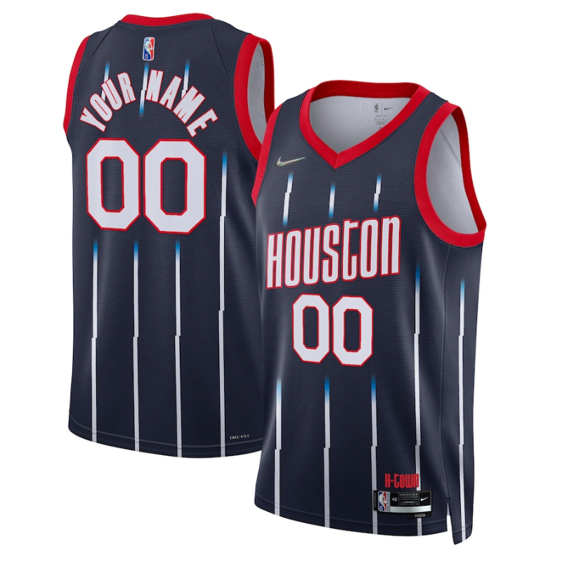 All Players Men's Houston Rockets Custom Jersey 2021-22 with printing