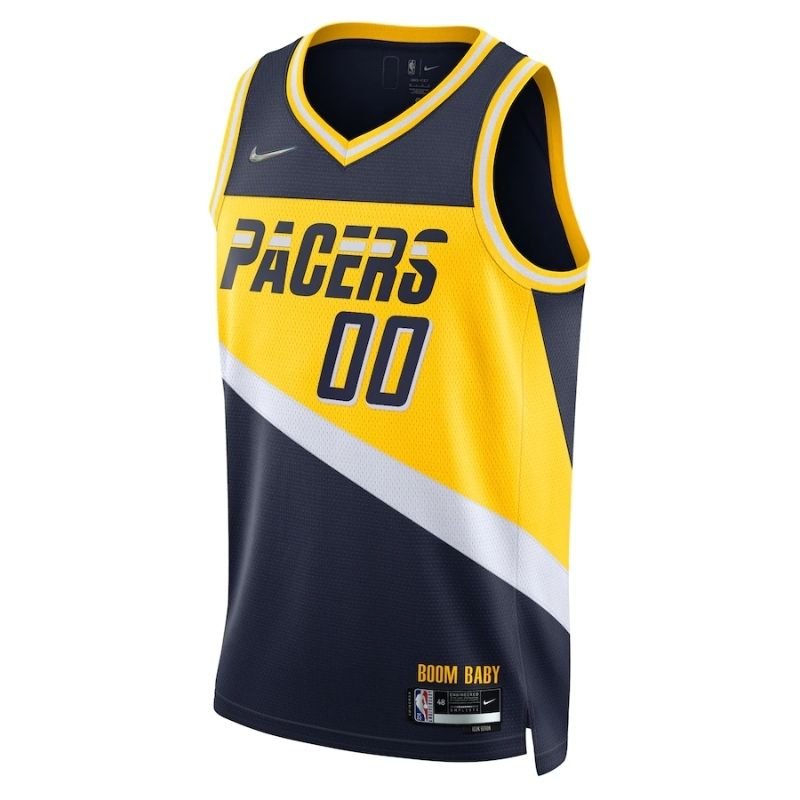 All Players Men's Indiana Pacers Custom Jersey Blue