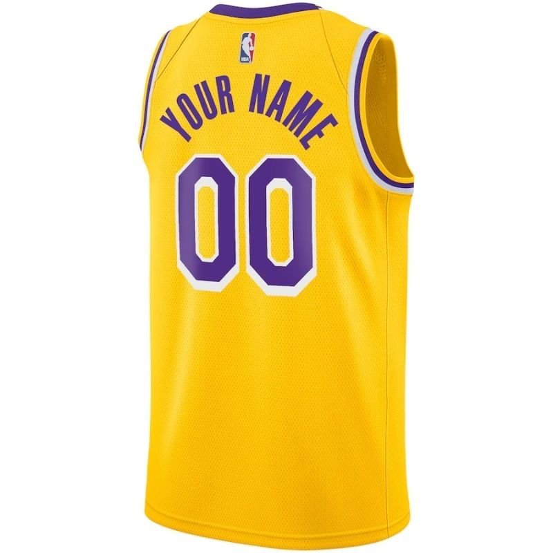 All Players Men's Los Angeles Lakers Custom Jersey 2021-22 with printing