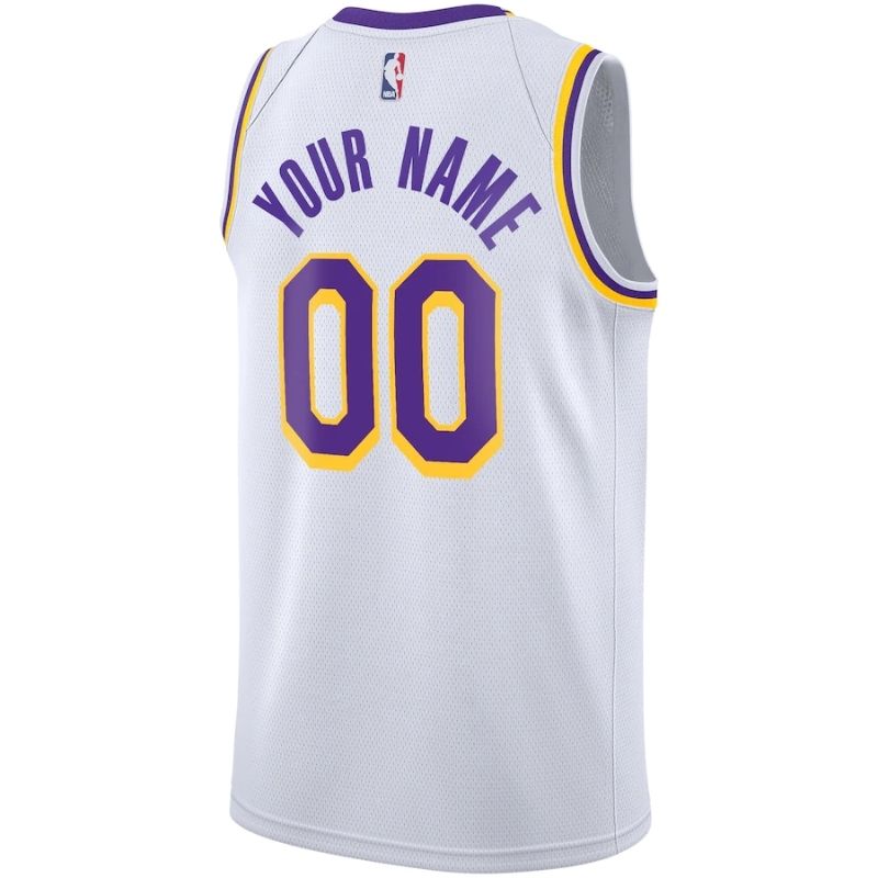 All Players Men's Los Angeles Lakers Custom Jersey 2021-22 with printing