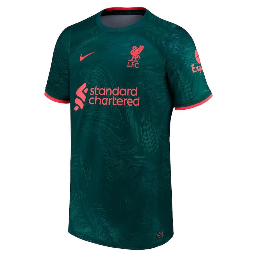 Liverpool Third Stadium Shirt 2022-23 customized Jersey Unisex - Green ...