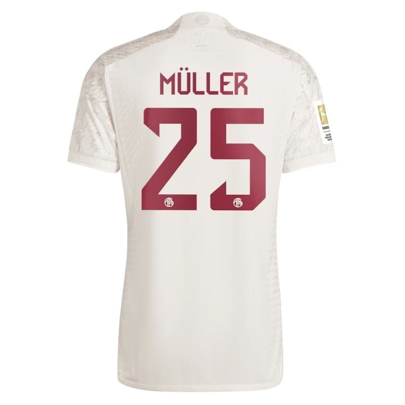 Thomas M Ller Bayern Munich Shirt 2023 24 Third Jersey White Jersey Teams   Thomas Muller Bayern Munich Shirt 202324 Third Jersey White 1 