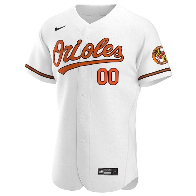 All Players Baltimore Orioles 202122 Home Custom Jersey - White