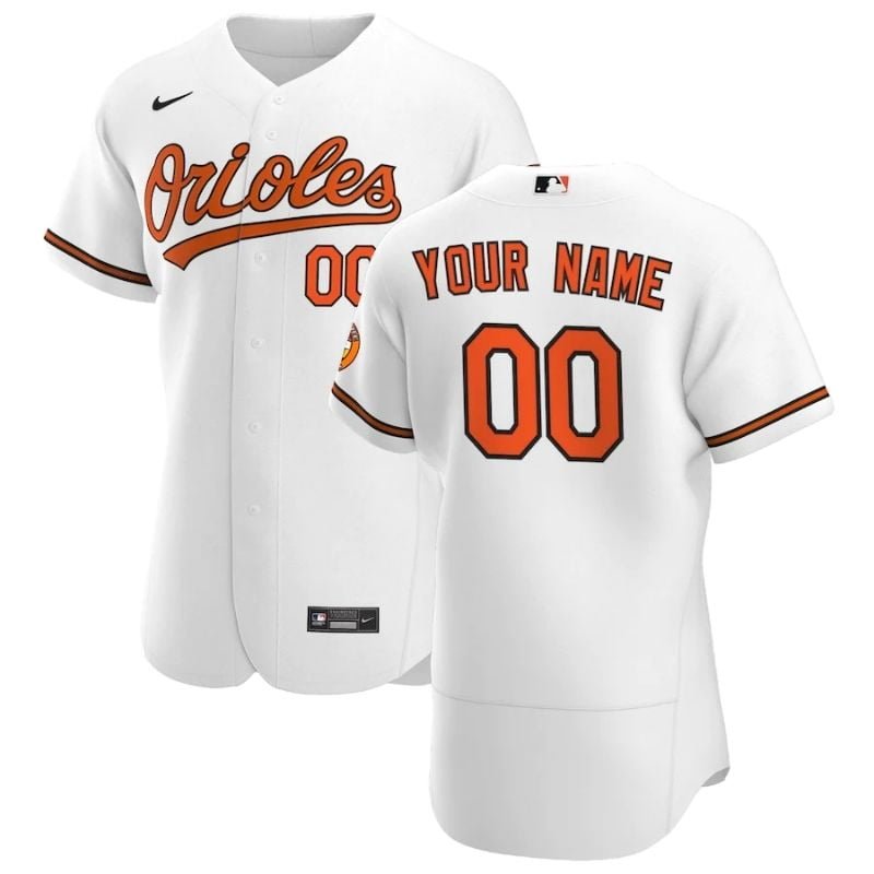 All Players Baltimore Orioles 202122 Home Custom Jersey - White