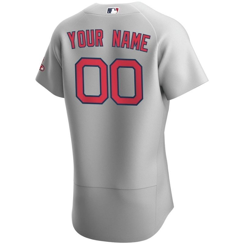 All Players Boston Red Sox 202122 Home Custom Jersey - Gray