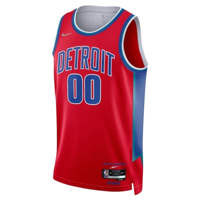 All Players Men's Detroit Pistons Custom Jersey - Blue
