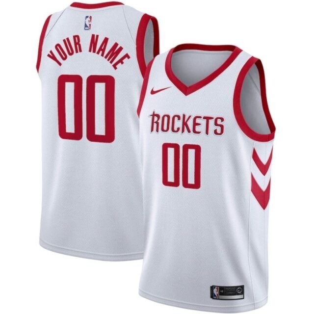 All Players Men's Houston Rockets Custom Jersey 2021-22 with printing