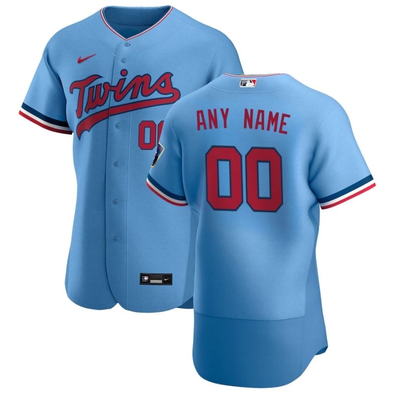 All Players Minnesota Twins 202122 Home Custom Jersey - Blue