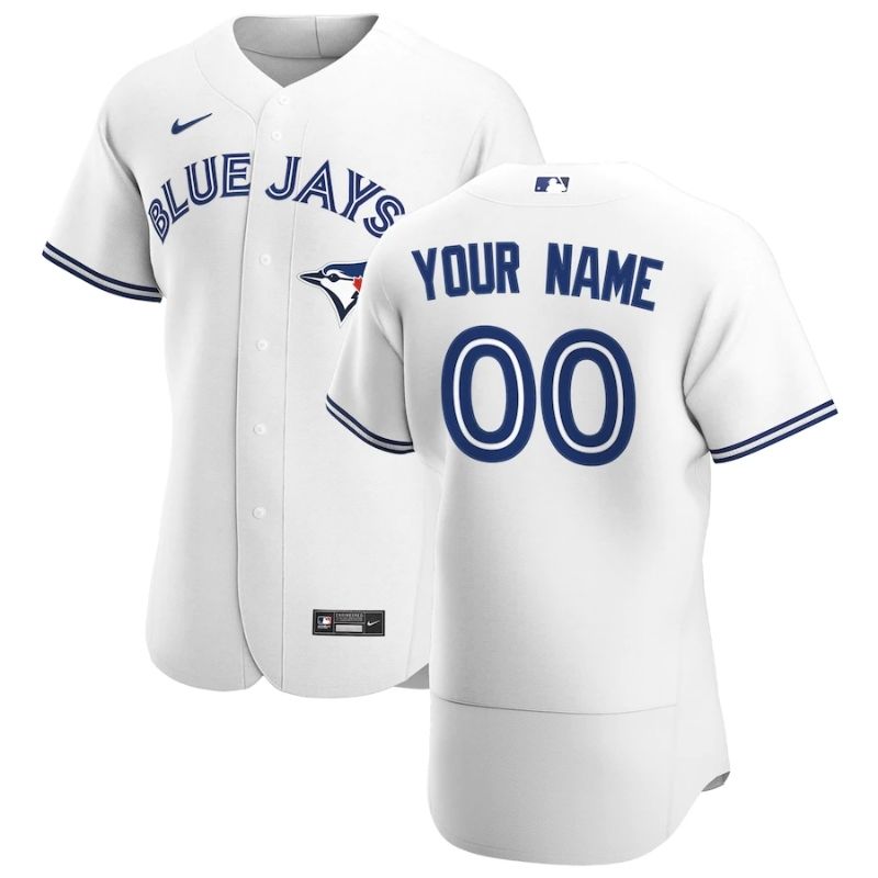 All Players Toronto Blue Jays 2021/22 Home Custom Jersey - White