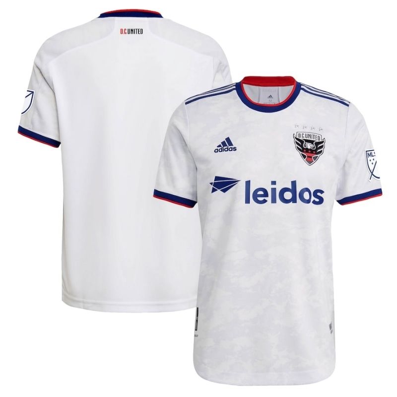 Men's D.C. United White 202122 The Marble Authentic Jersey