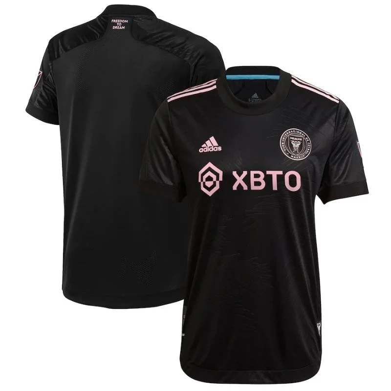 Men's Inter Miami CF Black 2021 La Palma Authentic Jersey