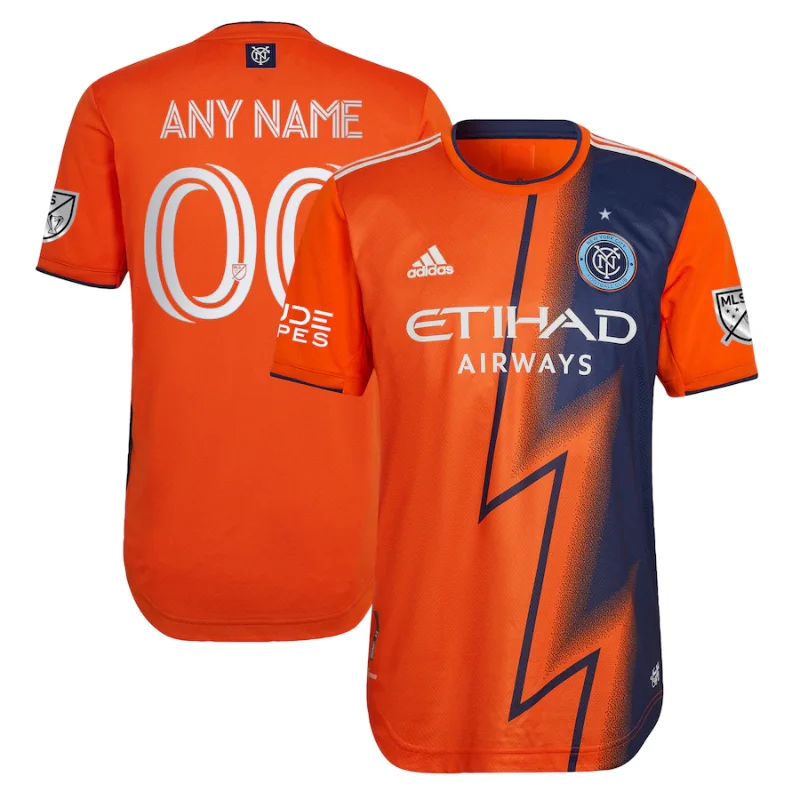 All Players New York City FC 2022 Custom Jersey - Orange