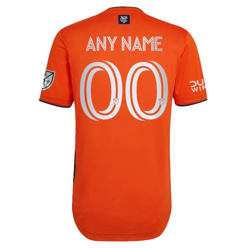 All Players New York City FC 2022 Custom Jersey - Orange