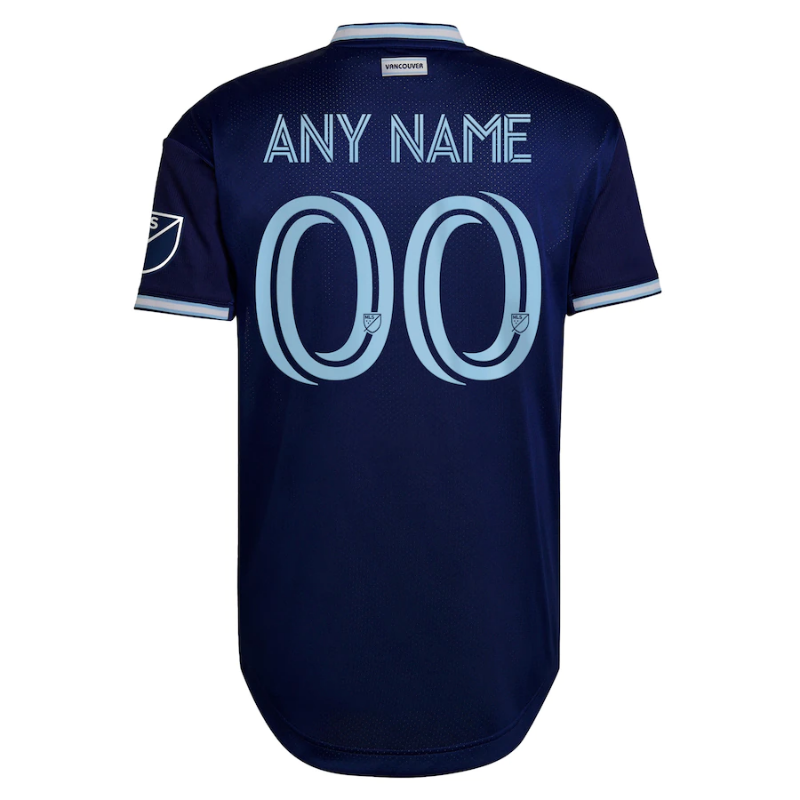 All Players Vancouver Whitecaps FC 2022 Custom Jersey - Blue
