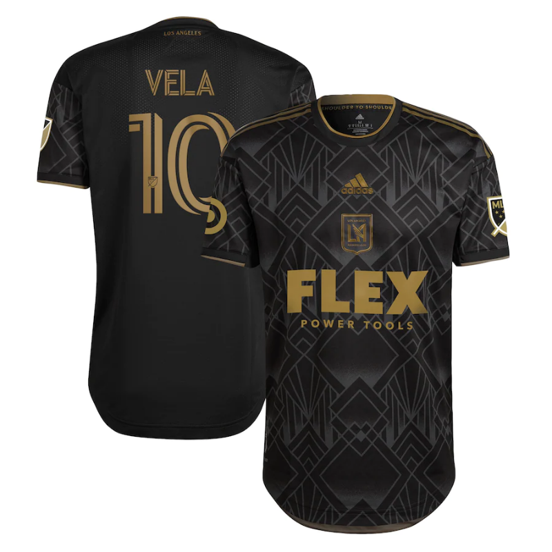 Carlos Vela LAFC 2022 5 Year Anniversary Kit Player Jersey - Black