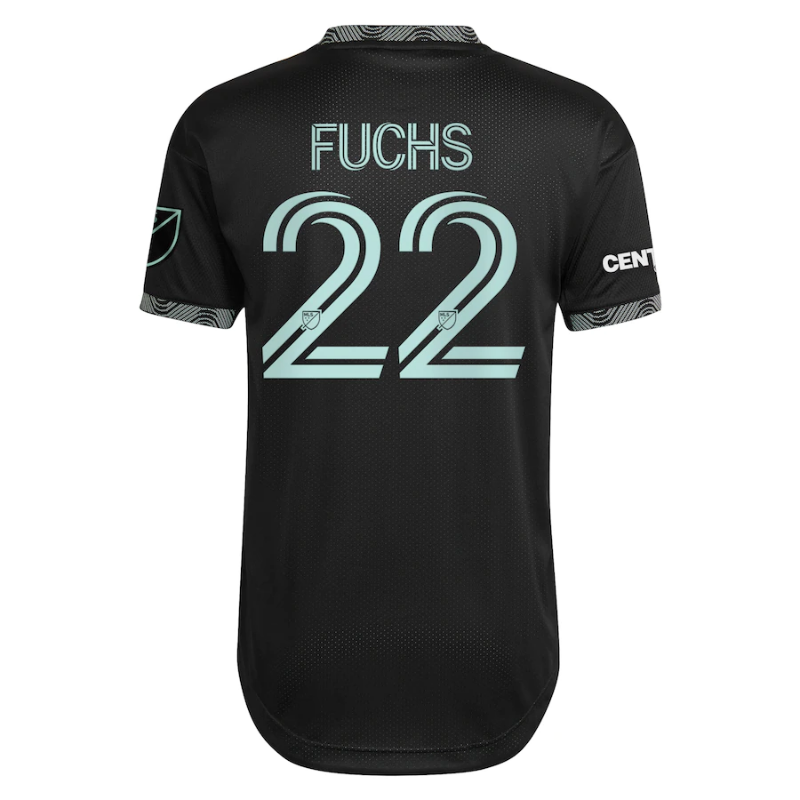 Christian Fuchs Charlotte FC 2022 Newly Minted Player Jersey - Black