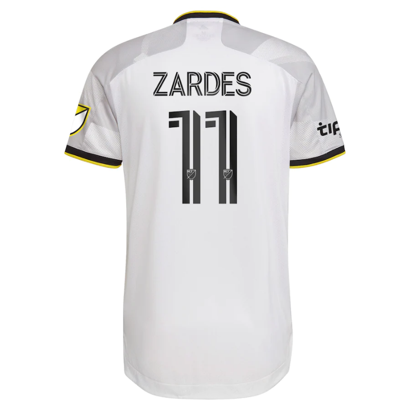 Gyasi Zardes Columbus Crew 2022 Gold Standard Kit Player Jersey - Yellow