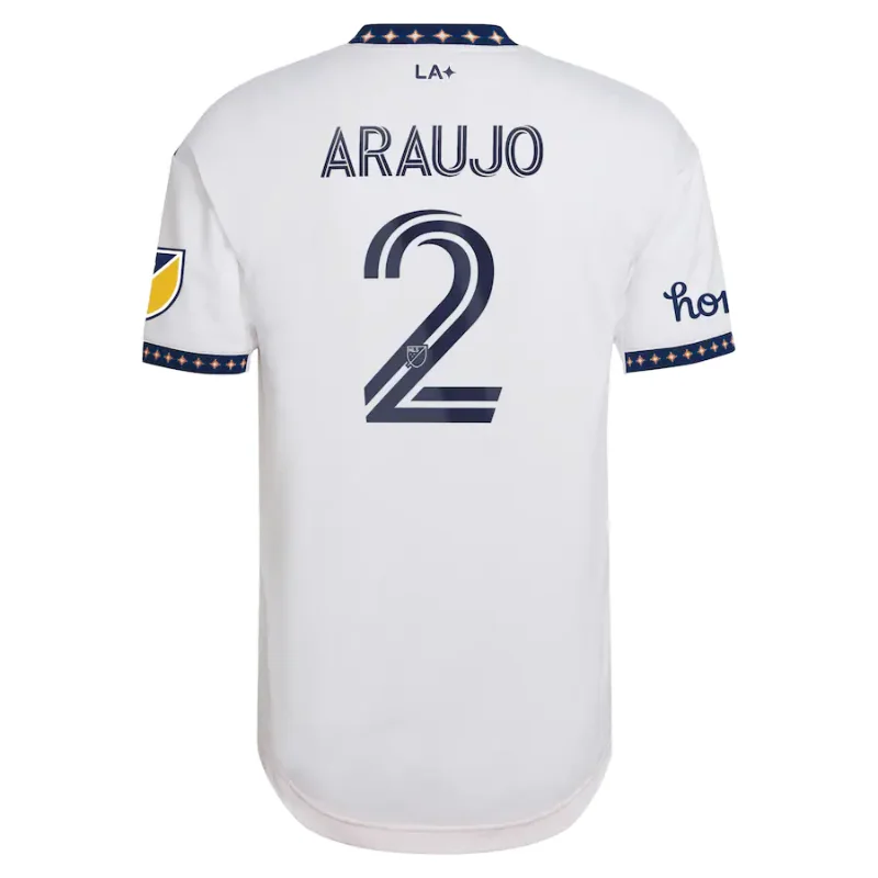 Julian Araujo LA Galaxy 2022 City of Dreams Kit Player Jersey - White (2) Julian Araujo LA Galaxy 2022 City of Dreams Kit Player Jersey - White