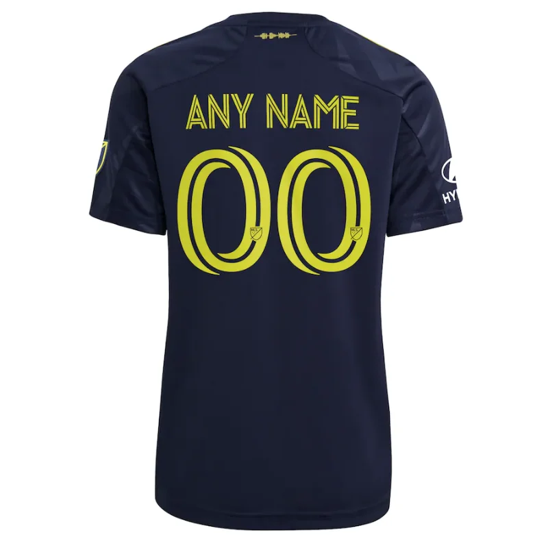 Nashville SC (5) All Players Nashville SC 2022 Nashville Vibe II Custom Jersey - Navy