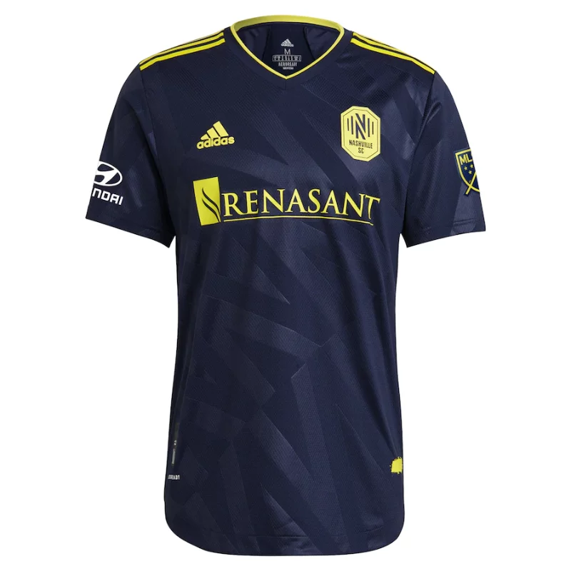 Nashville SC (6) All Players Nashville SC 2022 Nashville Vibe II Custom Jersey - Navy