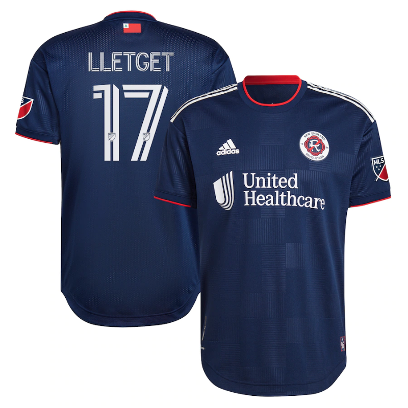 Sebastian Lletget New England Revolution 2022 The Liberty Kit Team Player Jersey - Navy