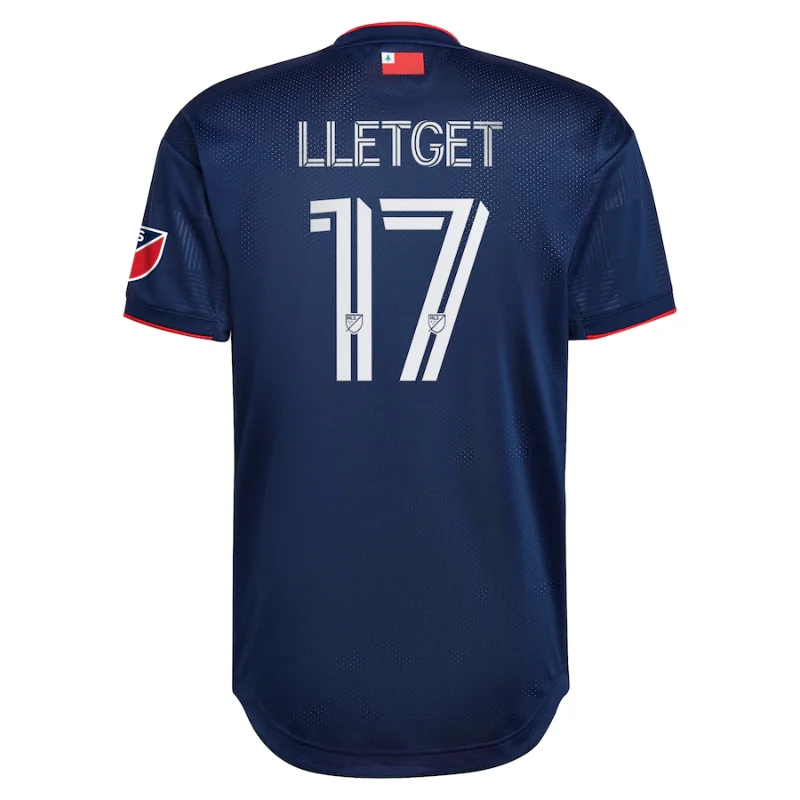 Sebastian Lletget New England Revolution 2022 The Liberty Kit Team Player Jersey - Navy