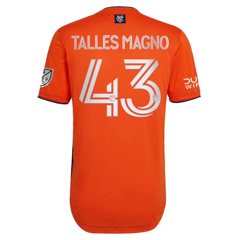 Talles Magno New York City FC 2022 The Volt Kit Player Jersey - Orange