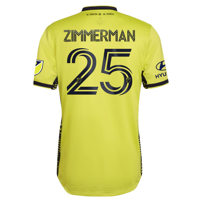 Walker Zimmerman Nashville SC 2022 The Homecoming Kit Player Jersey - Yellow