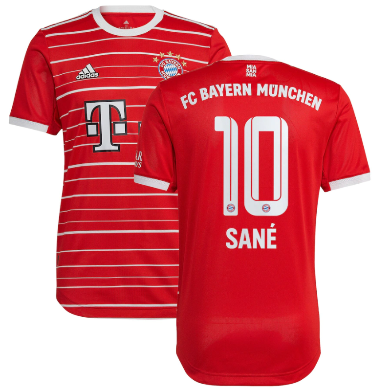 FC Bayern Munich Home Shirt 2022-23 with Sané 10 printing Jersey - All Genders