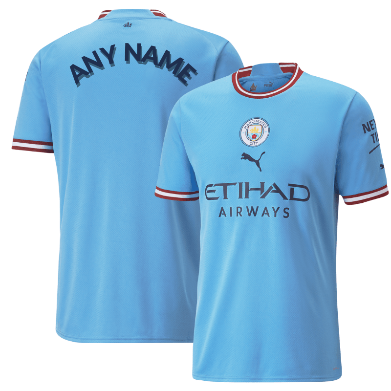 All Players Manchester City 2023 Custom jersey - Blue