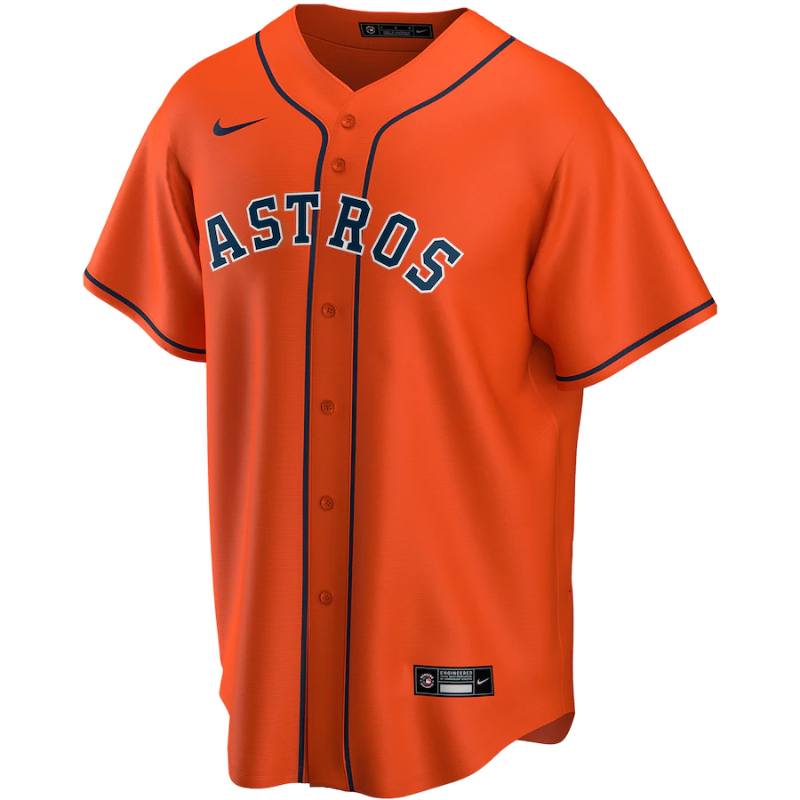 All Genders Houston Astros Orange Custom Jersey