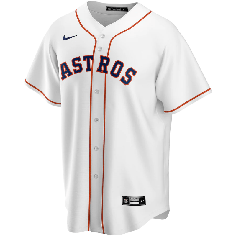 All Players Houston Astros White Custom Jersey