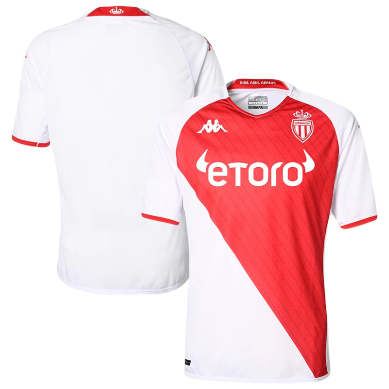 All Players AS Monaco Home Shirt 2022-23 Custom Jersey