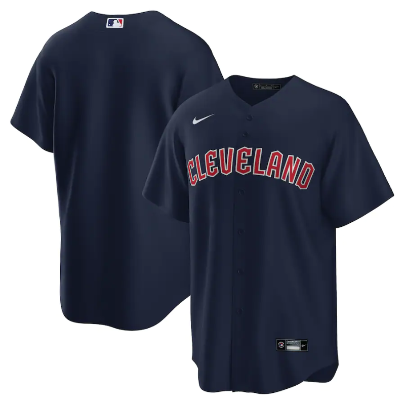 All Players Cleveland Guardians Custom Jersey - Navy