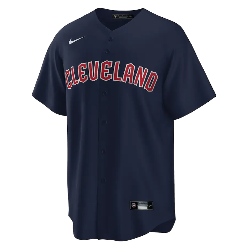 All Players Cleveland Guardians Custom Jersey - Navy