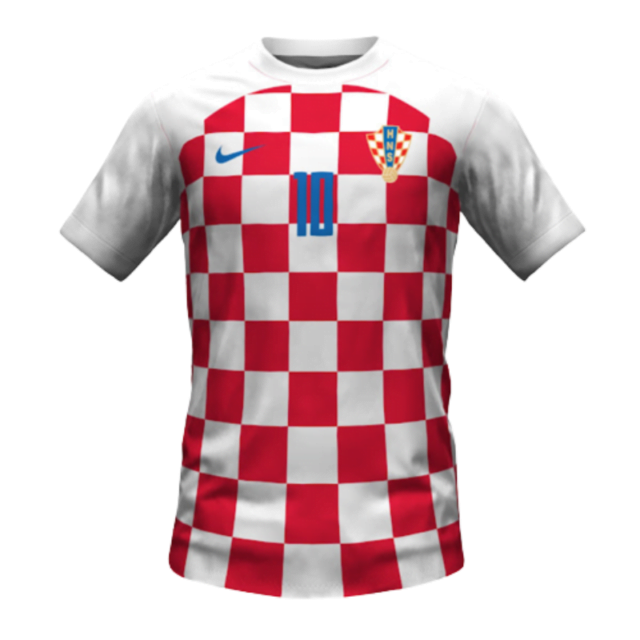 Croatia Home Shirt 2022-23 - Qatar World Cup Custom Jersey - Jersey Teams