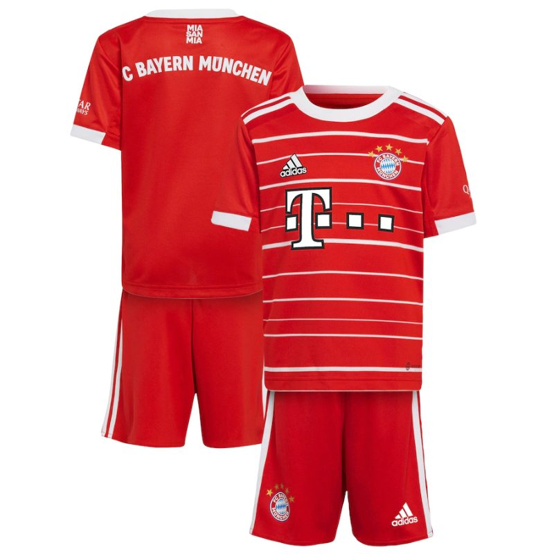 All Players FC Bayern Munich Home 2023 Custom Jersey, 2 – 13 Years Kids Kit