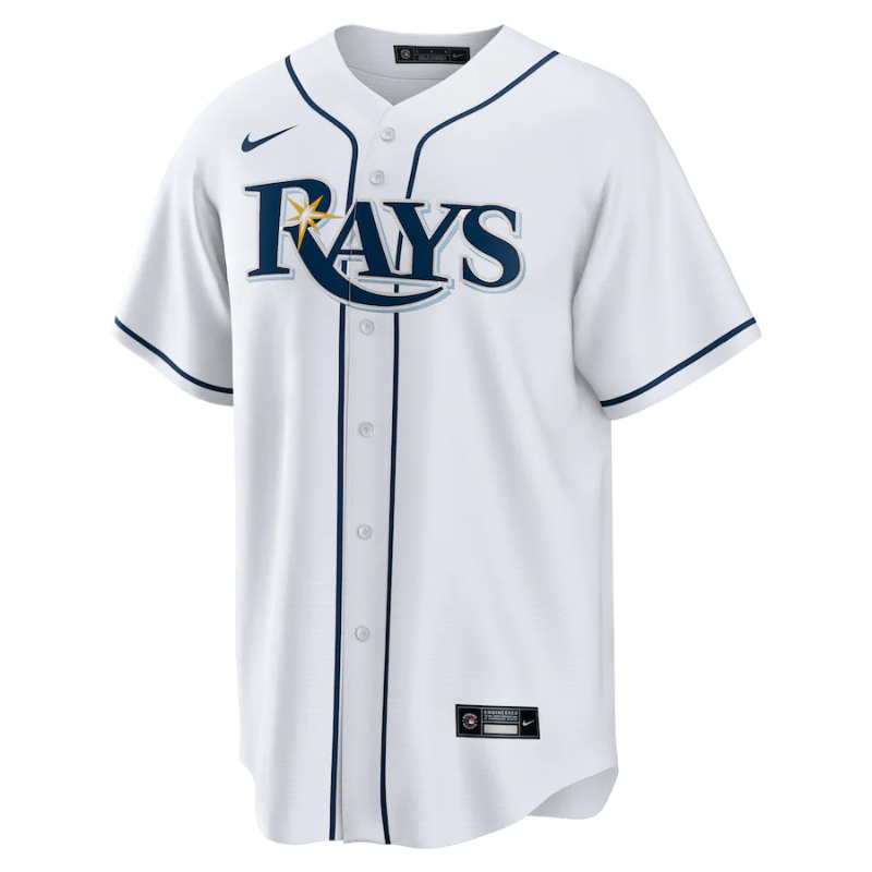 All Players Tampa Bay Rays White Home Custom Jersey