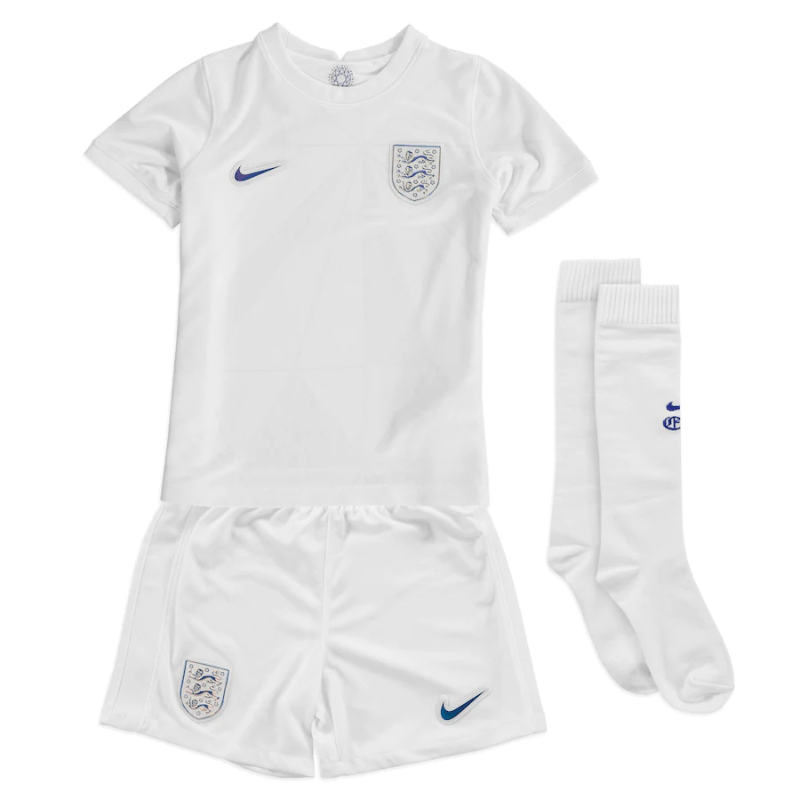 England Home Stadium Kit 2022-23 - Little Kids Custom Jersey - Jersey Teams