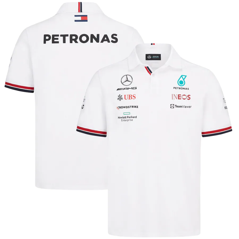 Mercedes AMG Petronas Formula 1 2022 Team Polo - Black - All Genders