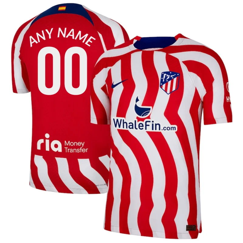 All Players AAtlético de Madrid Home Vapor Match Shirt 2022-23 Custom Jersey All Players AAtlético de Madrid Home Vapor Match Shirt 2022-23 Custom Jersey