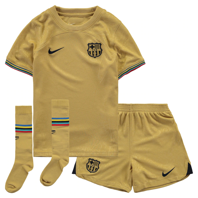 All Players Barcelona Away Stadium Kit 2022-23, 2 – 13 Years Kids Kit