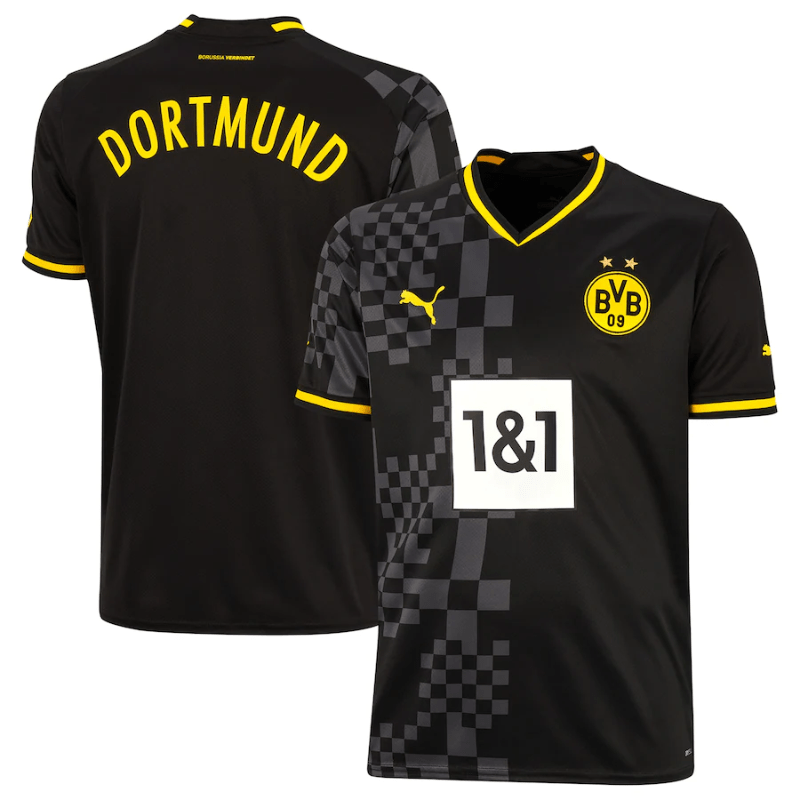 All Players Borussia Dortmund Away Shirt 2022-23 Custom Jersey - All Genders