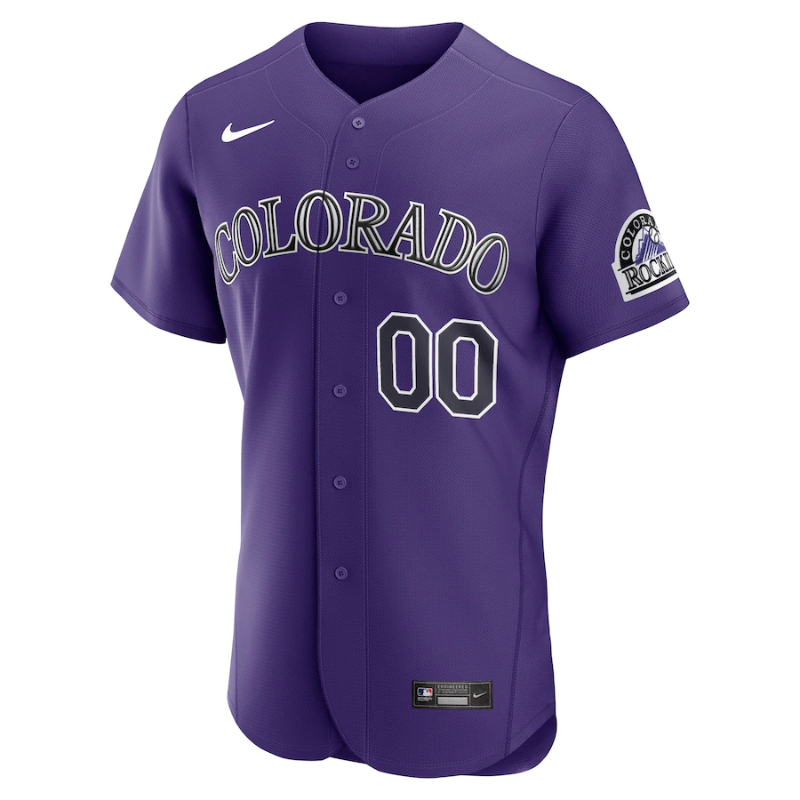 Colorado Rockies Purple Alternate Custom Jersey - All Genders