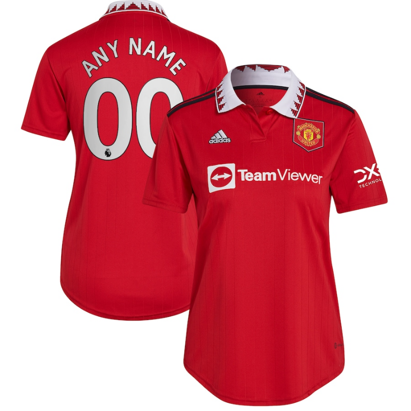 All Players Manchester United Women's Shirt 202223 Home Custom Jersey - Red