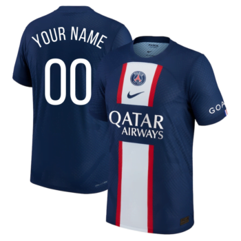 All Players Paris Saint-Germain Home Vapor Match Shirt 2022-23 Custom ...