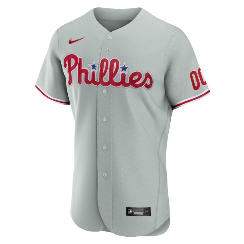 All Players Philadelphia Phillies Gray Road Custom Jersey