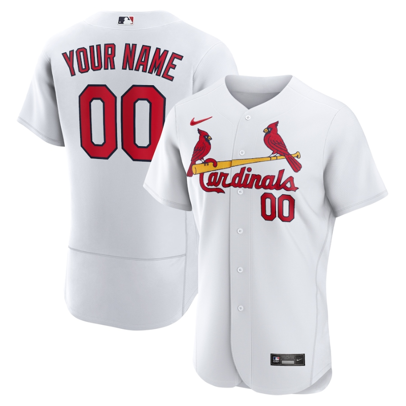 All Players St. Louis Cardinals Home Custom Jersey - White