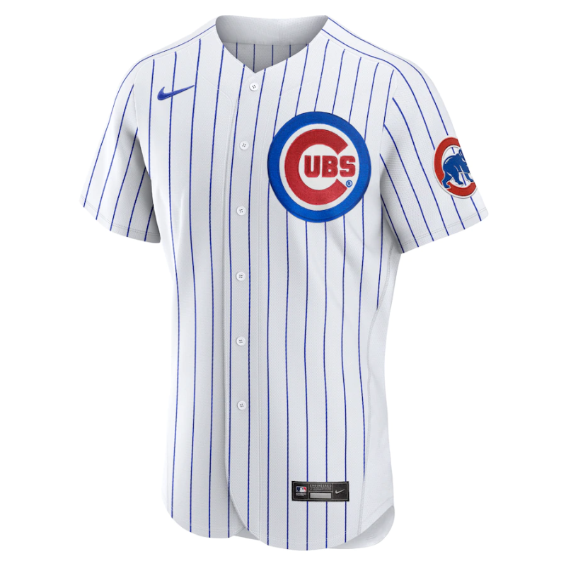 Chicago Cubs White Custom Jersey - All Players